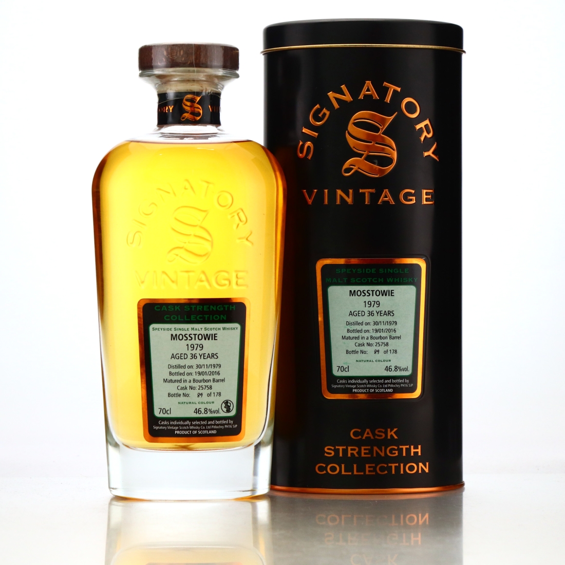 Mosstowie 1979 Signatory Vintage 36 Year Old Cask Strength