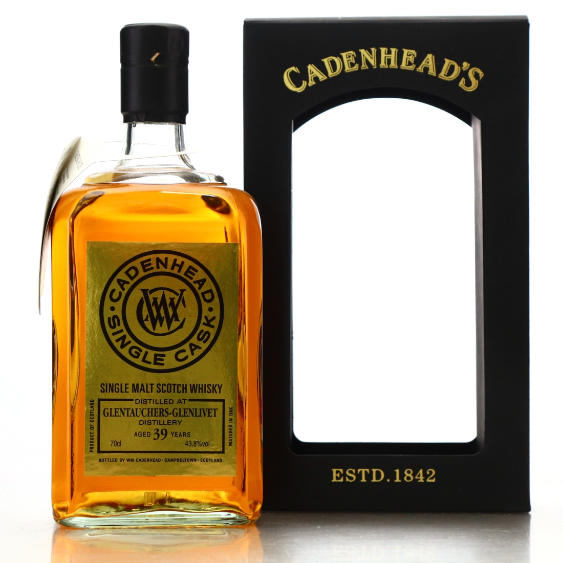 Glentauchers 1976 Cadenhead's 39 Year Old