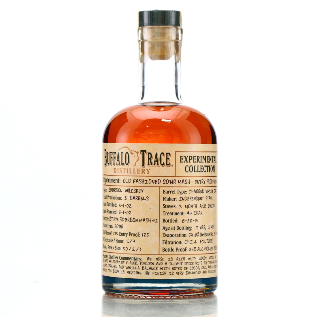 Buffalo Trace 2002 Experimental Collection 13 Year Old 37.5cl / Sour Mash