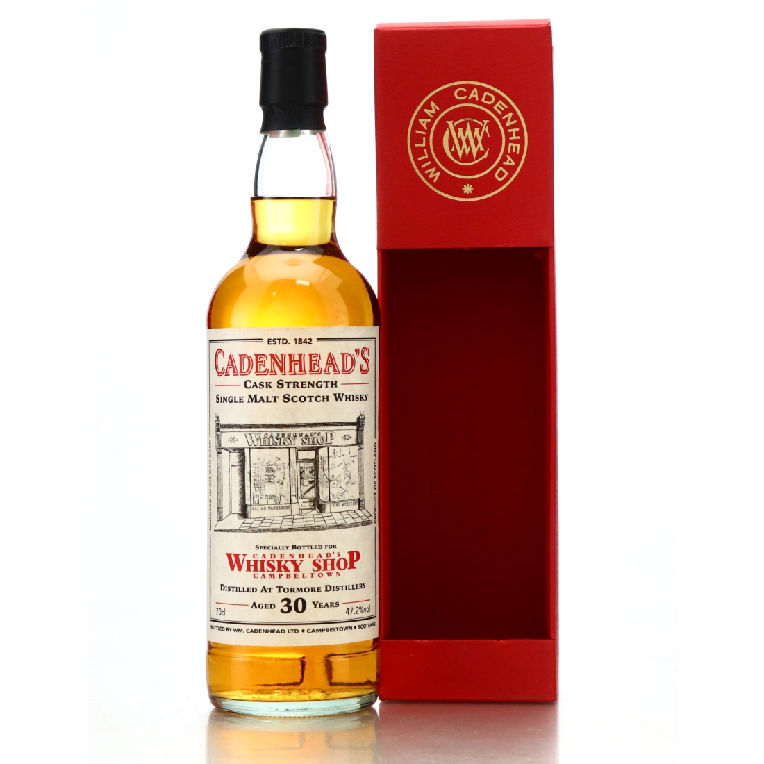 Tormore 1988 Cadenhead's 30 Year Old / Campbeltown Shop