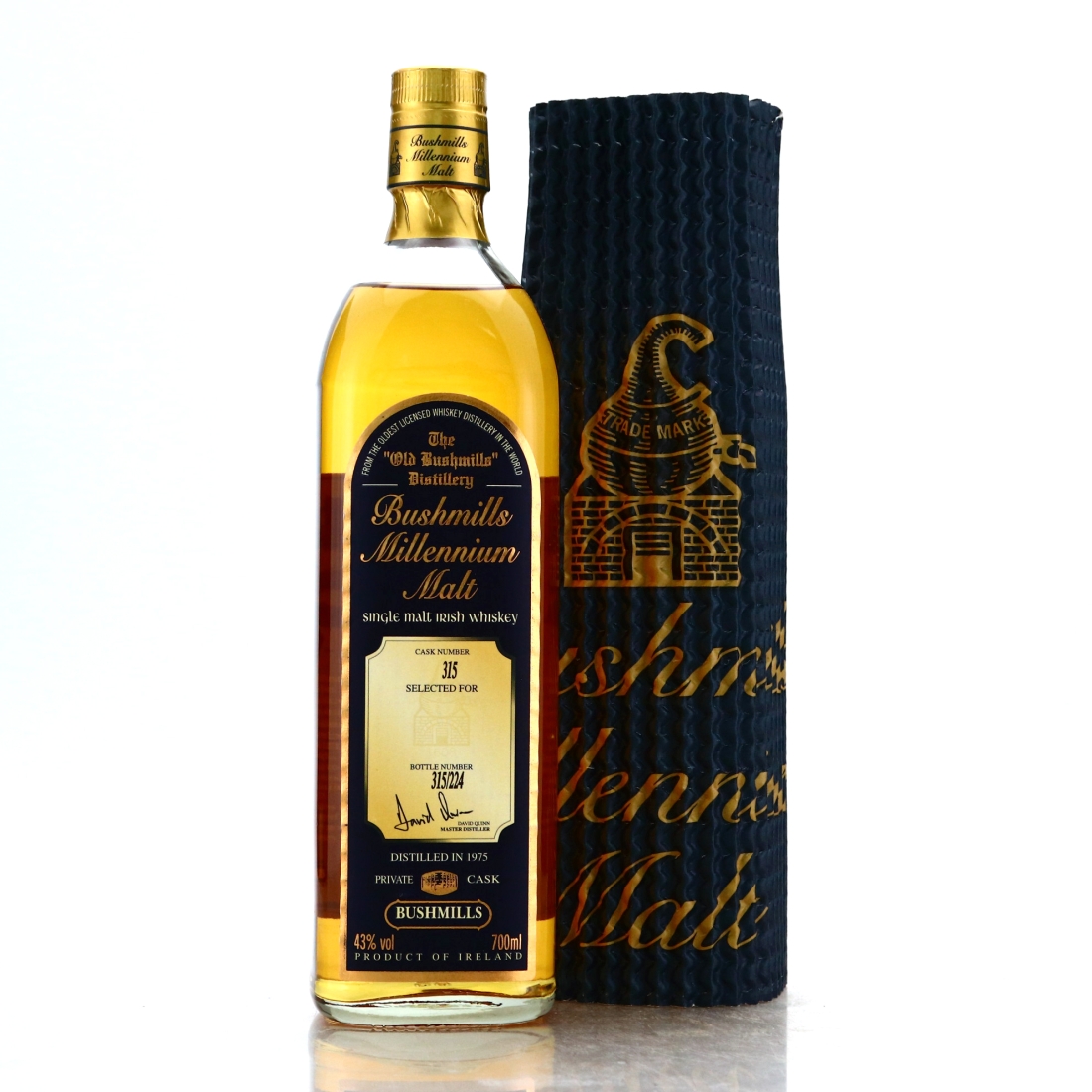 Bushmills 1975 Millennium Malt Single Cask #315