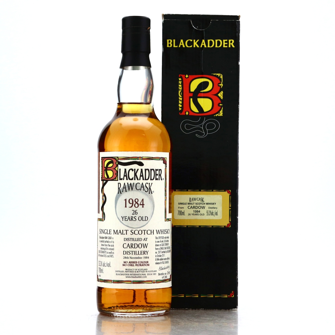 Cardhu 'Cardow' 1984 Blackadder 26 Year Old Raw Cask