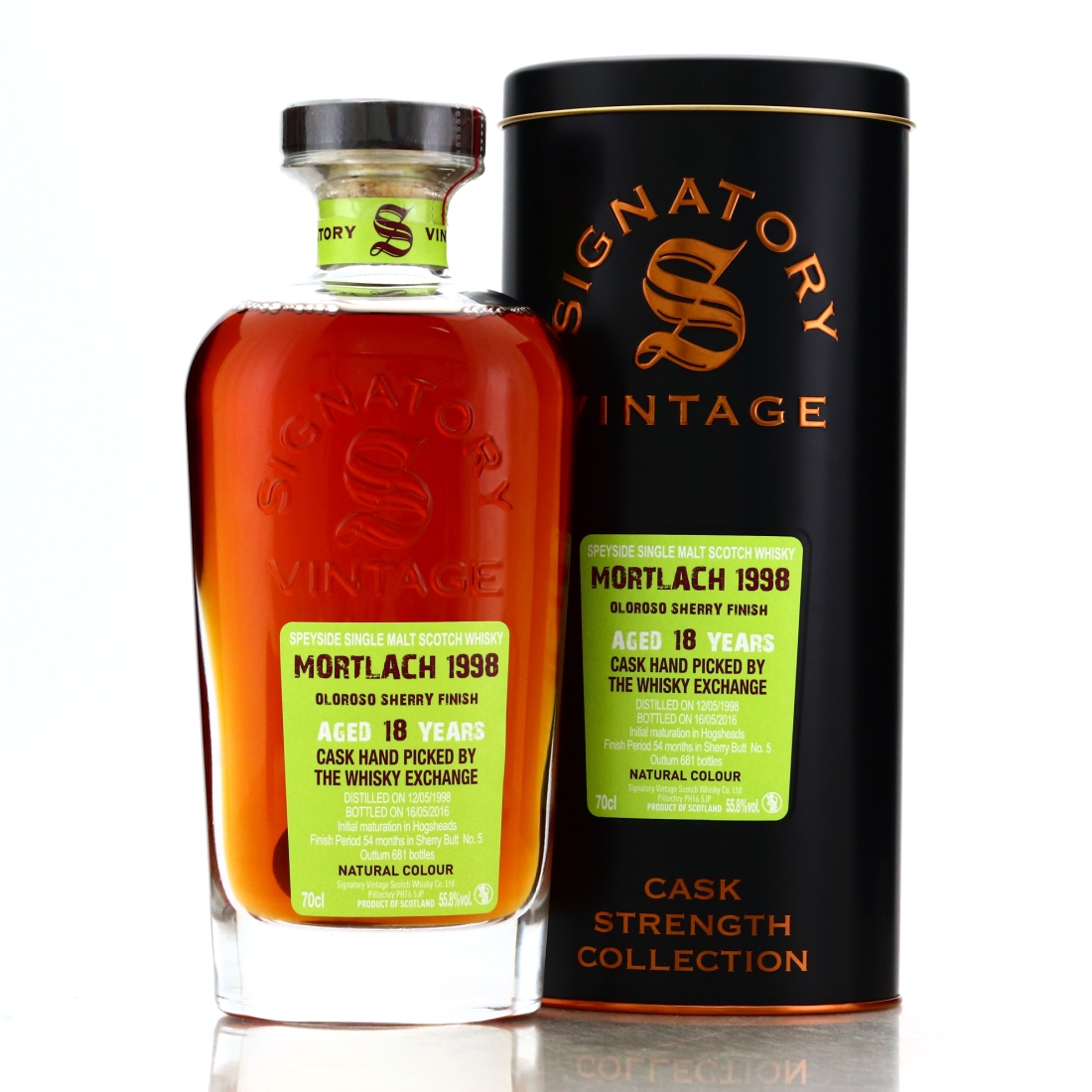 Mortlach 1998 Signatory Vintage 18 Year Old Cask Strength