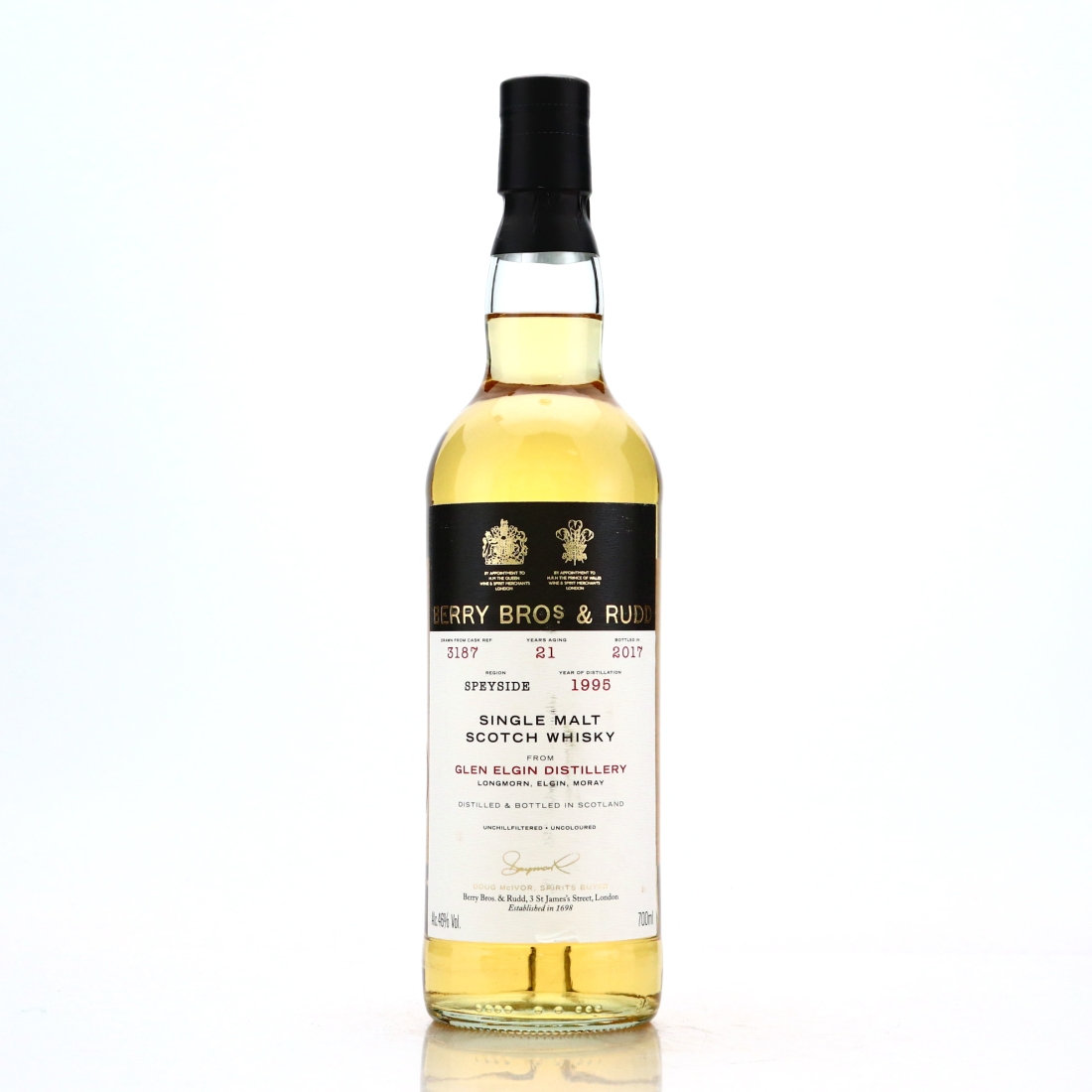 Glen Elgin 1995 Berry Brothers and Rudd 21 Year Old
