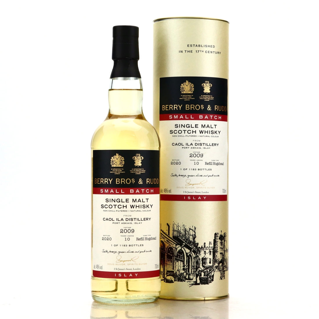 Caol Ila 2009 Berry Brothers  Rudd 10 Year Old