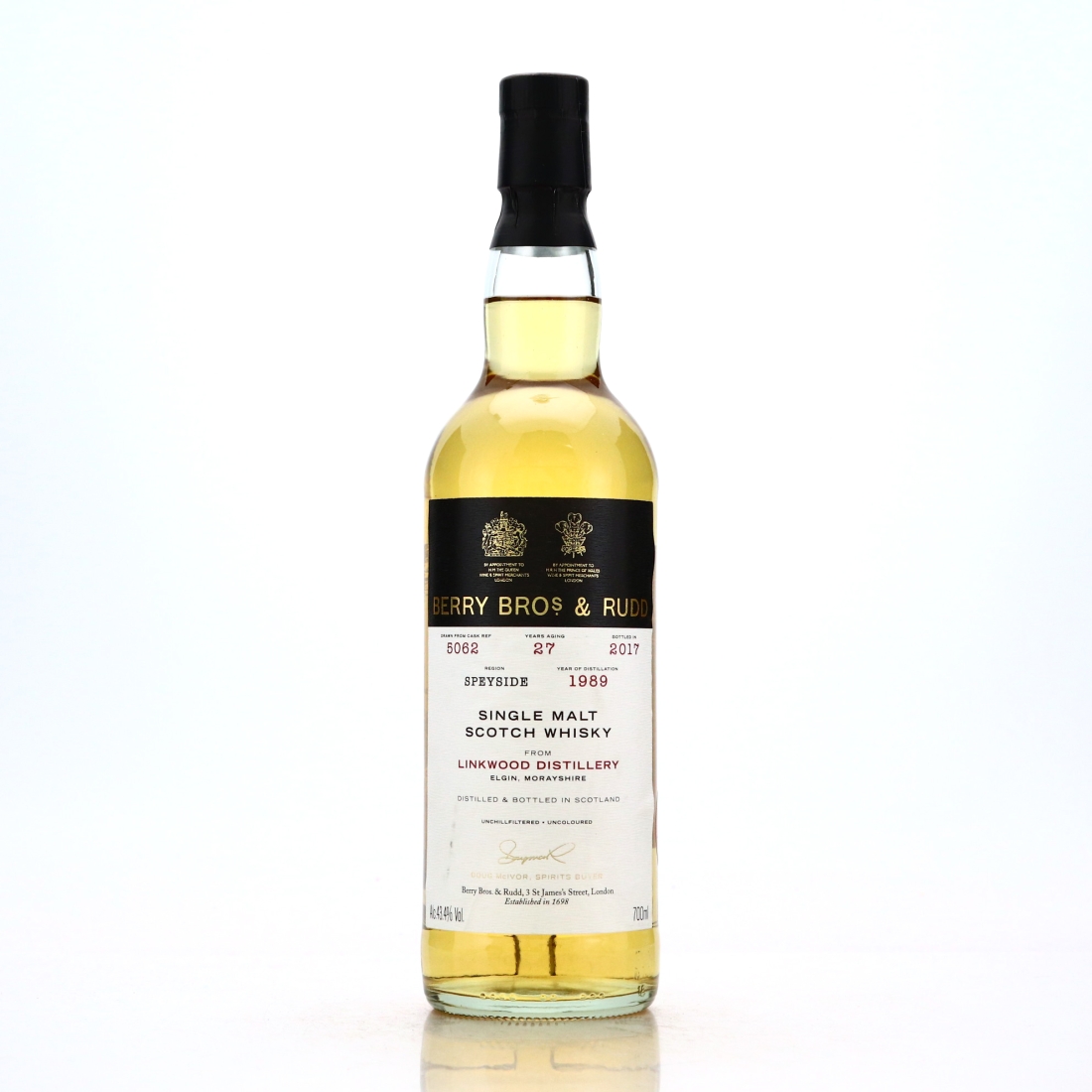 Linkwood 1989 Berry Brothers and Rudd 27 Year Old