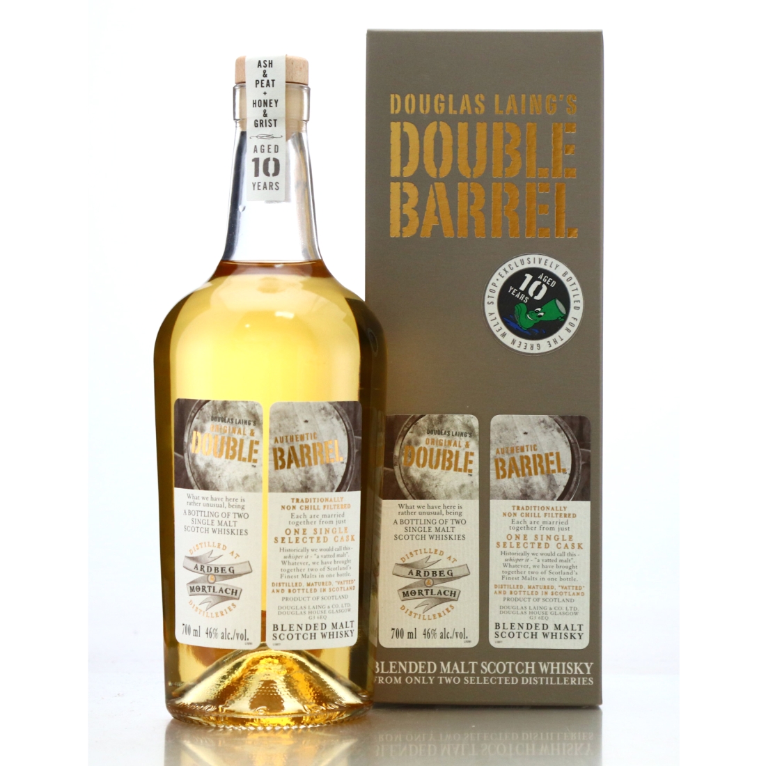 Ardbeg & Craigellachie 10 Year Old Douglas Laing Double Barrel / Green Welly