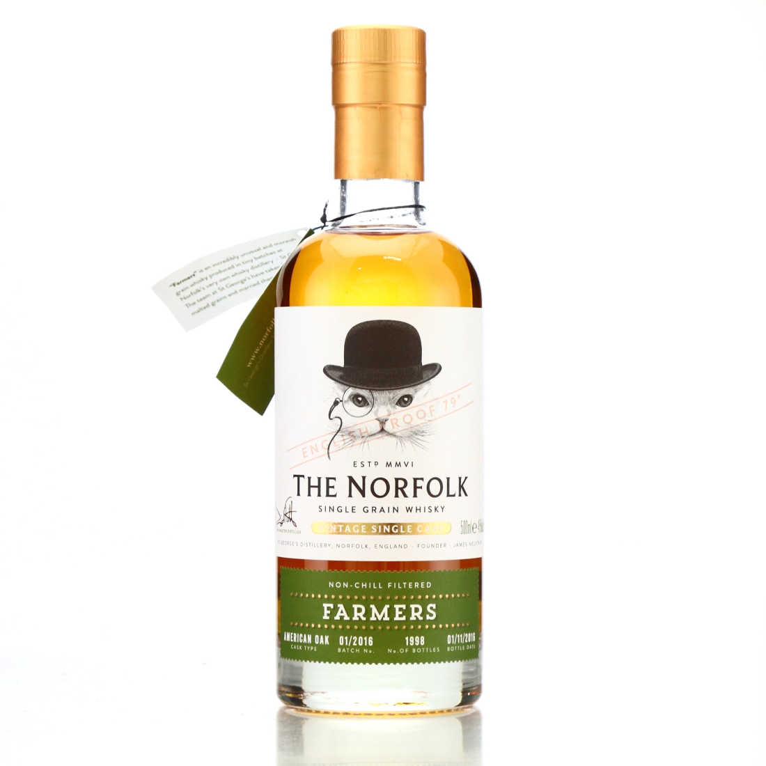 The Norfolk Single Grain Batch #01/2016 50cl