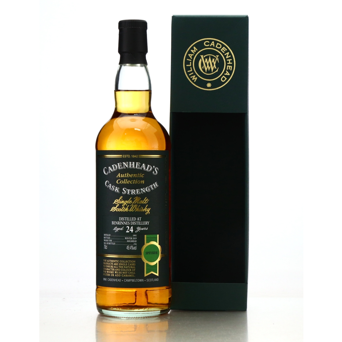 Benrinnes 1995 Cadenhead's 24 Year Old