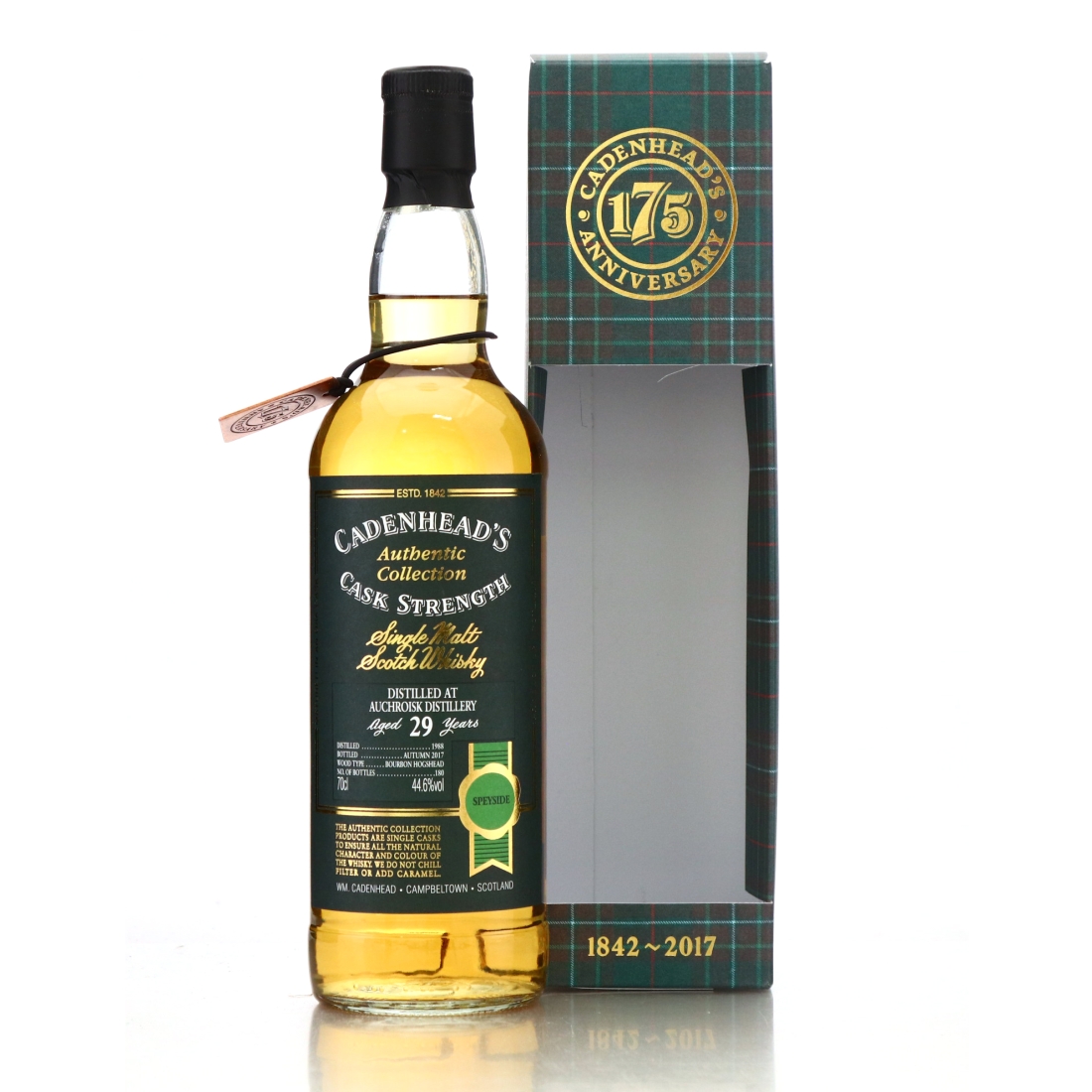 Auchroisk 1988 Cadenhead's 29 Year Old