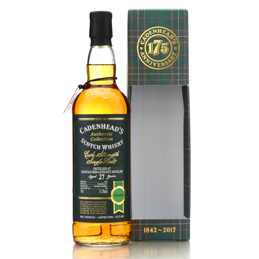 Glentauchers 1989 Cadenhead's 27 Year Old