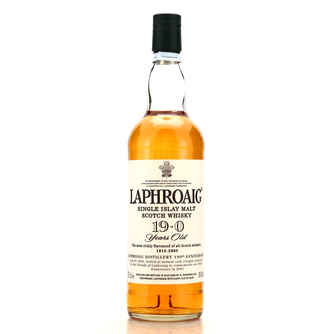Laphroaig 19 Year Old '19.0' Single Cask / 190th Anniversary