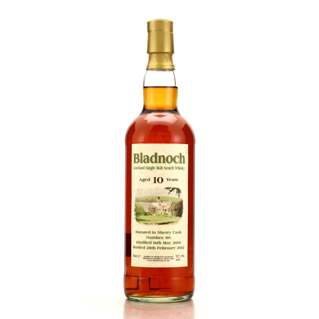 Bladnoch 2001 Single Sherry Cask 10 Year Old #89