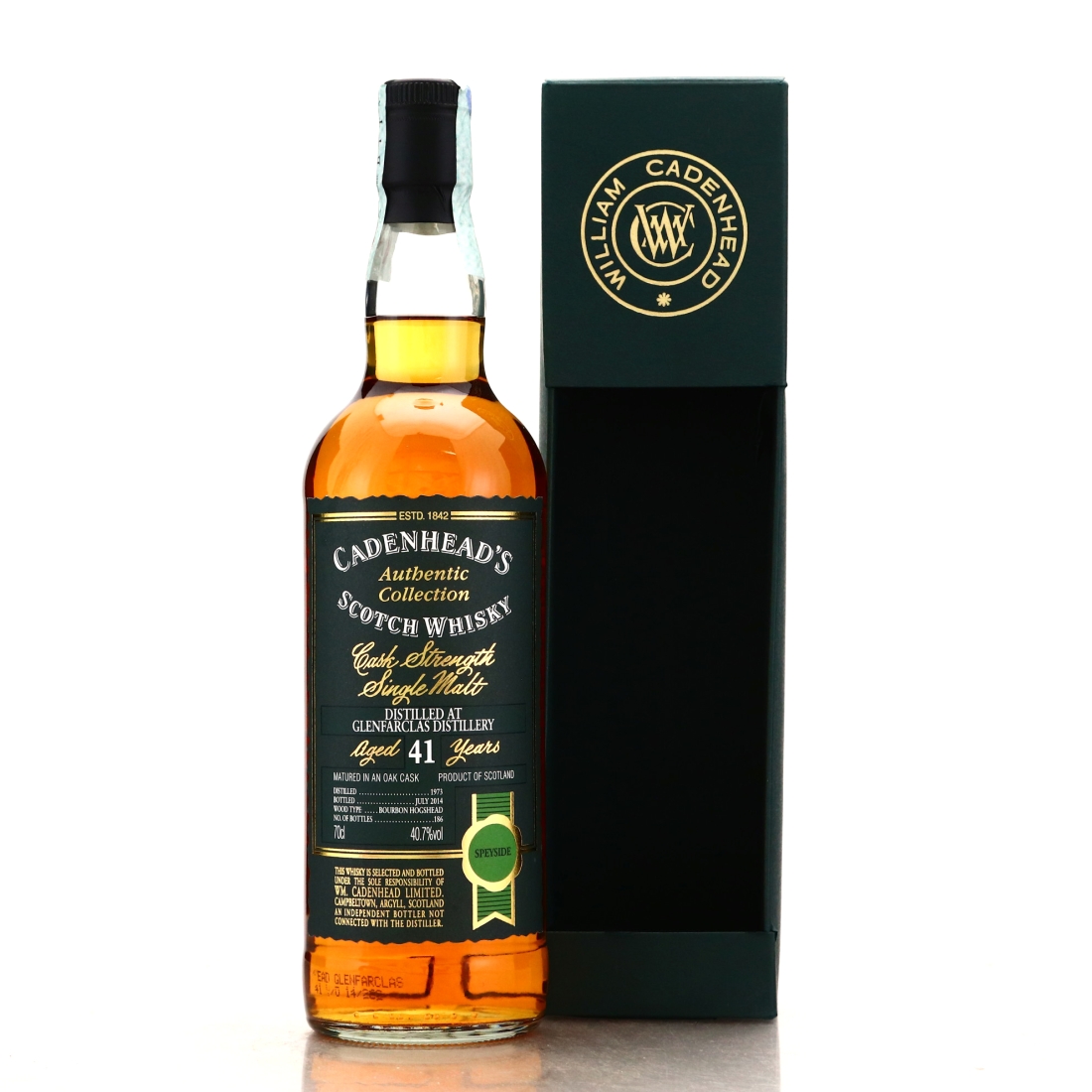 Glenfarclas 1973 Cadenhead's 41 Year Old