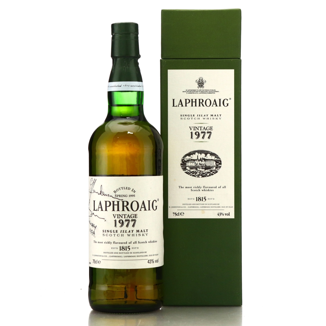 Laphroaig 1977 Vintage 75cl / Signed