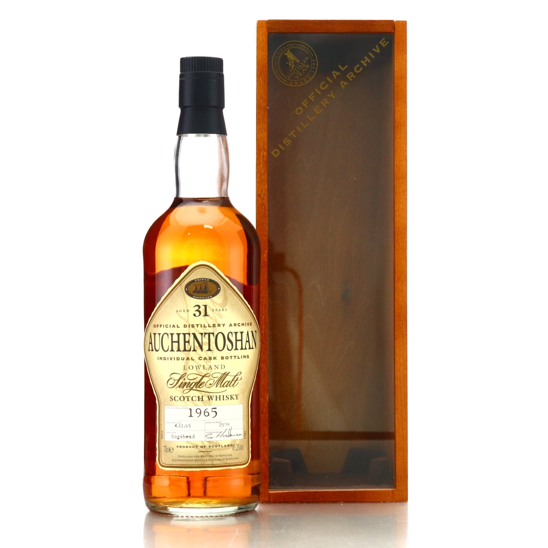Auchentoshan 1965 Single Cask 31 Year Old #2509
