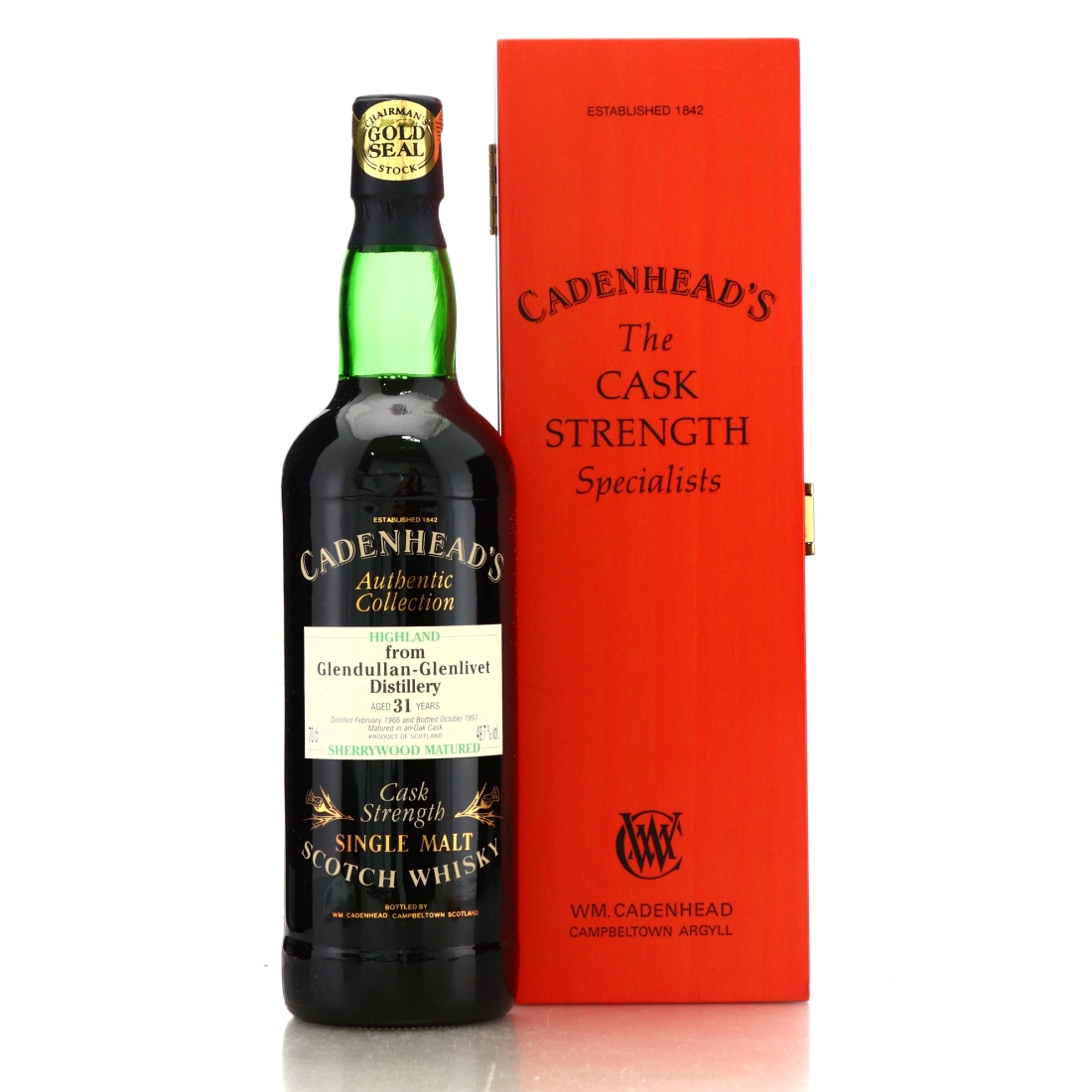 Glendullan 1966 Cadenhead's 31 Year Old Sherry Wood