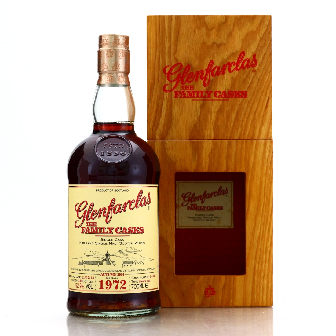 Glenfarclas 1972 Family Cask #3483 / Autumn 2014