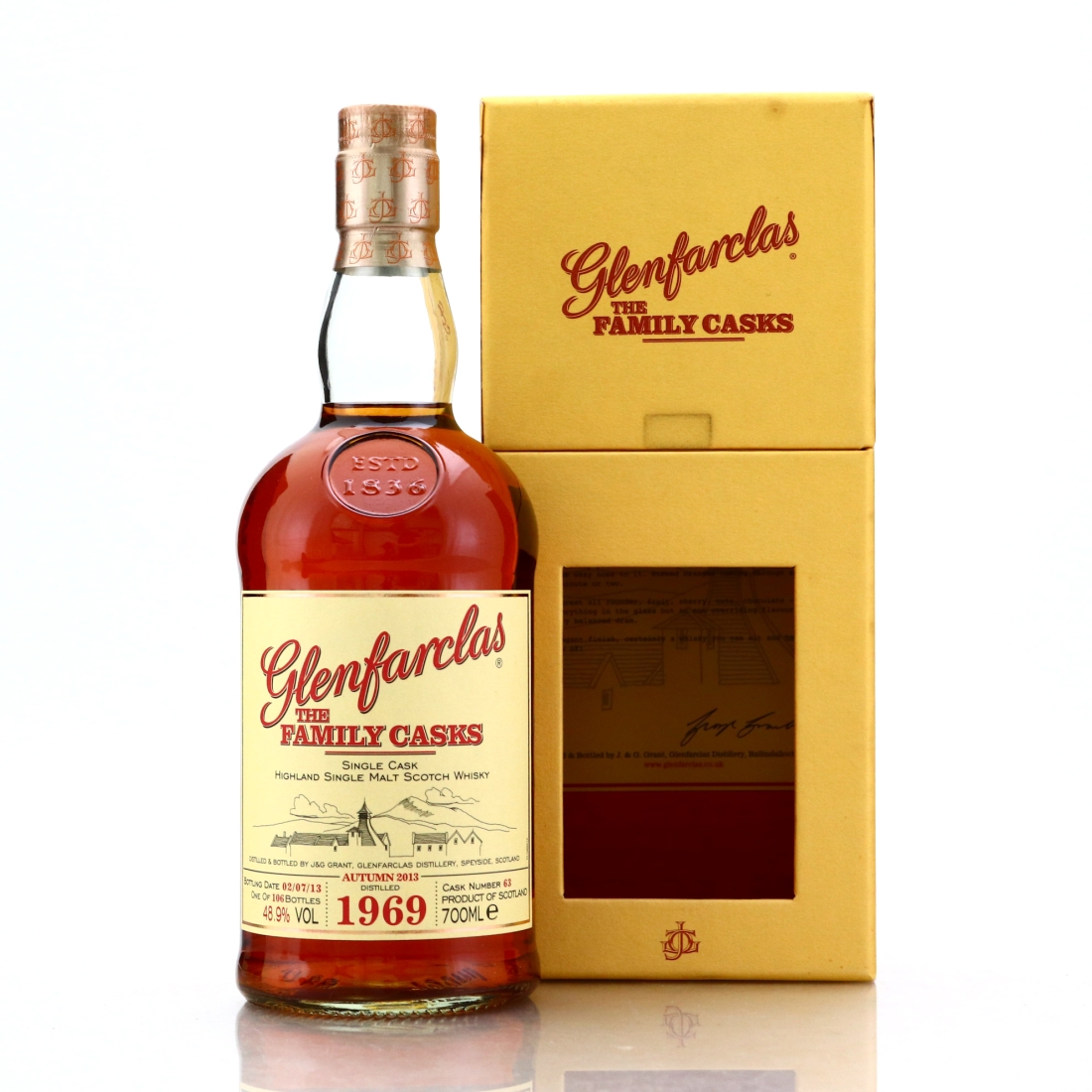 Glenfarclas 1969 Family Cask #63 / Autumn 2013