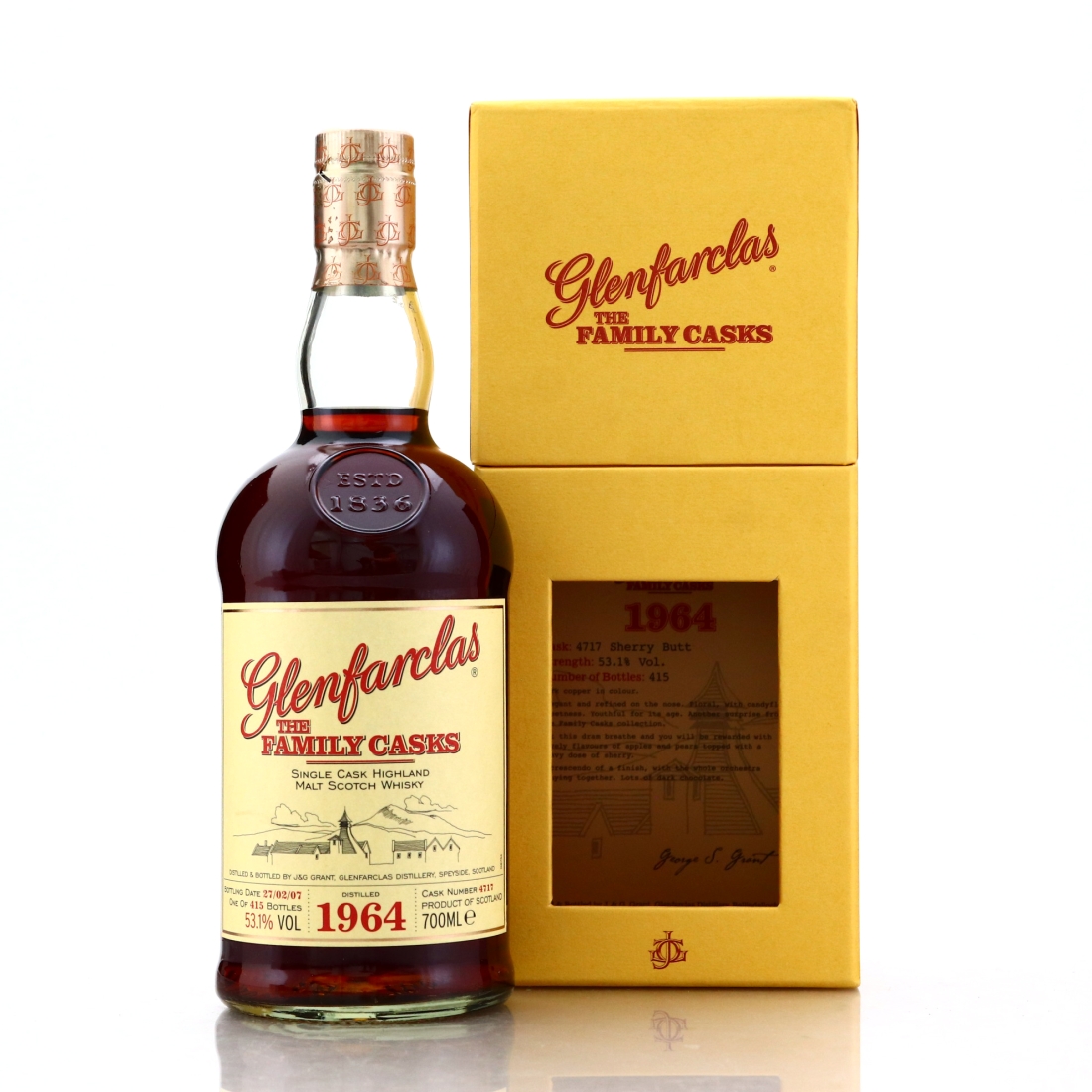 Glenfarclas 1964 Family Cask #4717 / Release I
