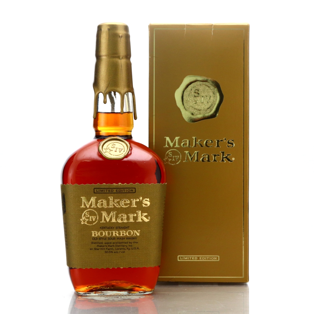 Maker's Mark Gold Label Label Kentucky Straight Bourbon / Japanese Import