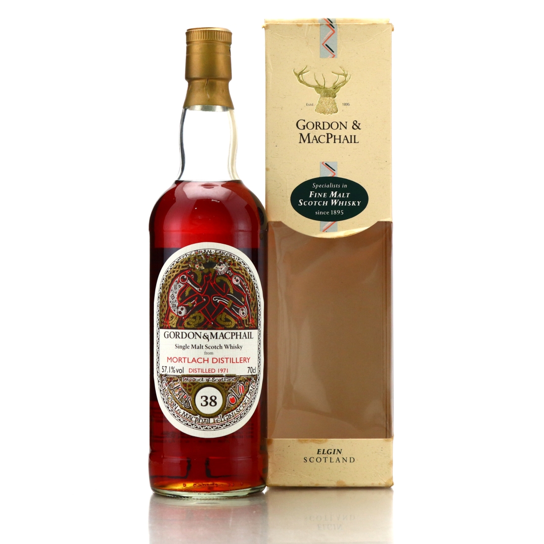 Mortlach 1971 Gordon and MacPhail 38 Year Old 'Book of Kells' / Japan Import System