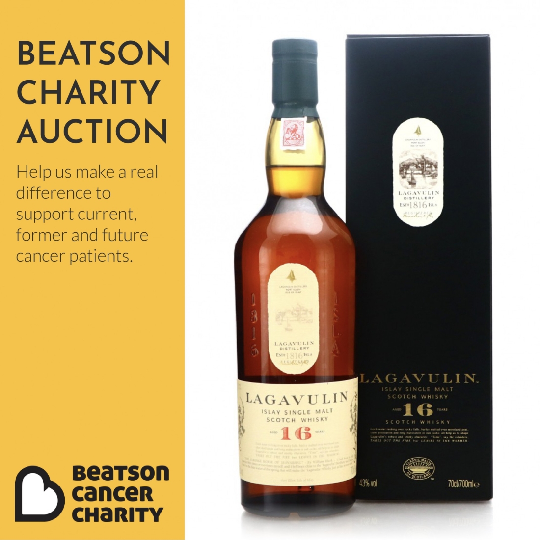 Lagavulin 16 Year Old / Charity Lot