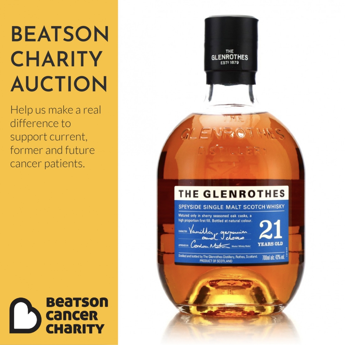 Glenrothes 21 Year Old / Charity Lot