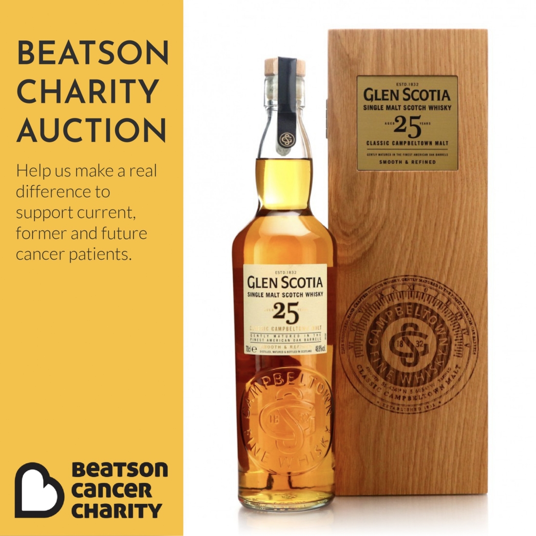 Glen Scotia 25 Year Old / Charity Lot