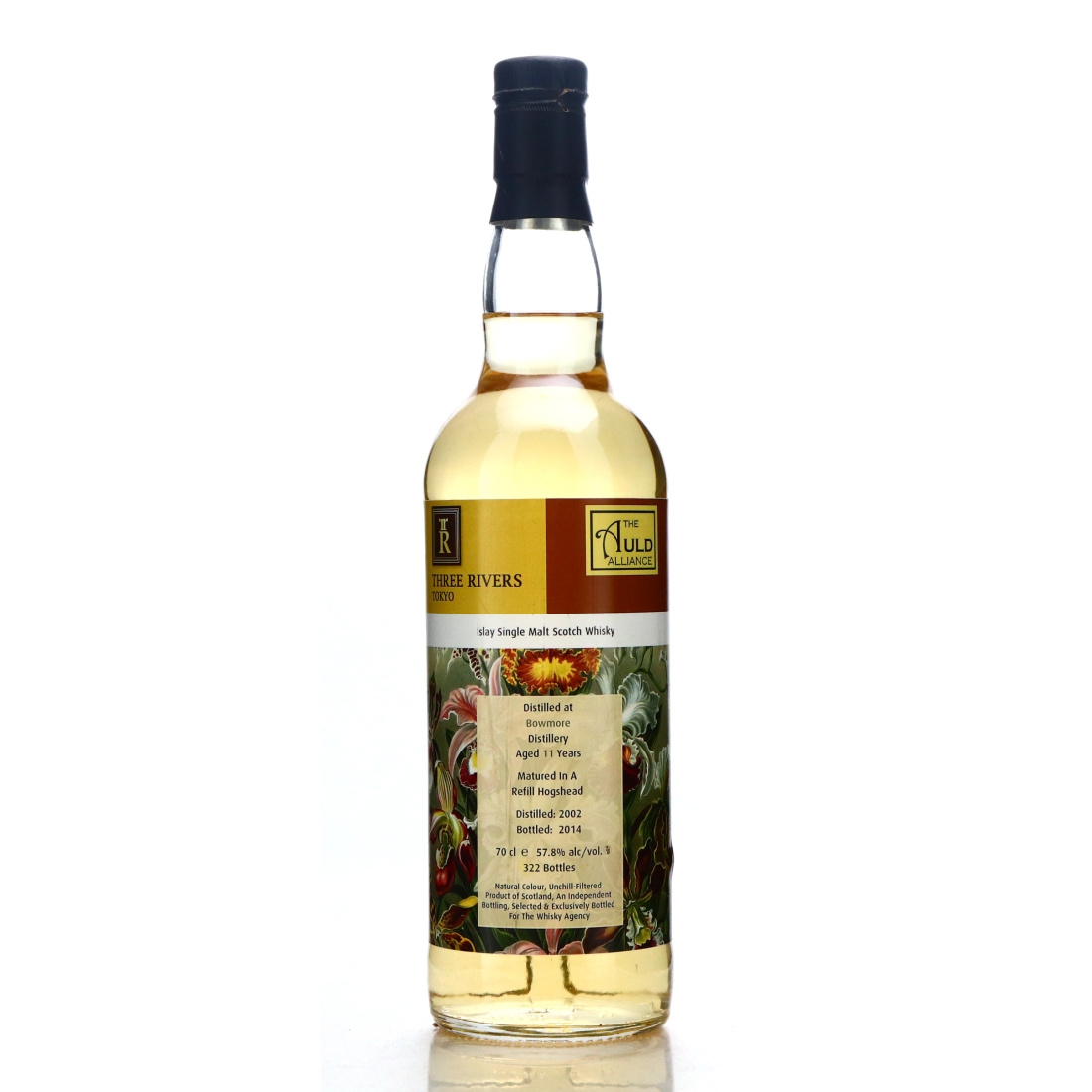 Bowmore 2002 Whisky Agency 11 Year Old / Three Rivers & The Auld Alliance