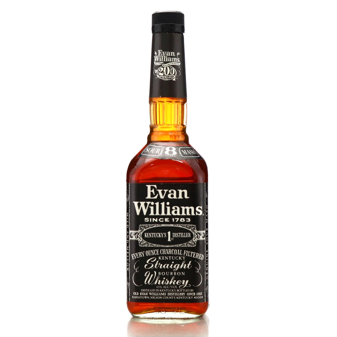 Evan Williams 8 Year Old Kentucky Straight Bourbon 1999