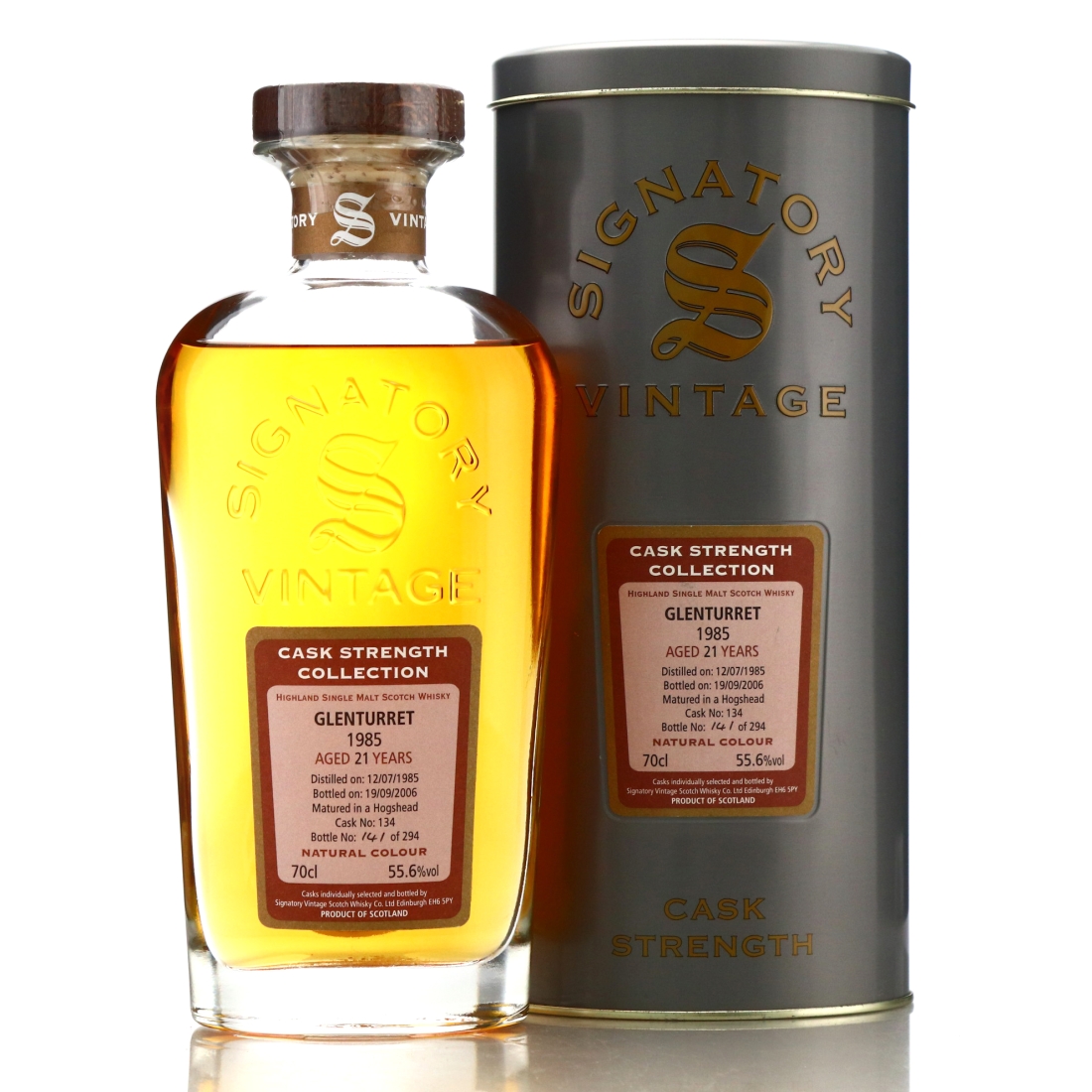 Glenturret 1985 Signatory Vintage 21 Year Old Cask Strength
