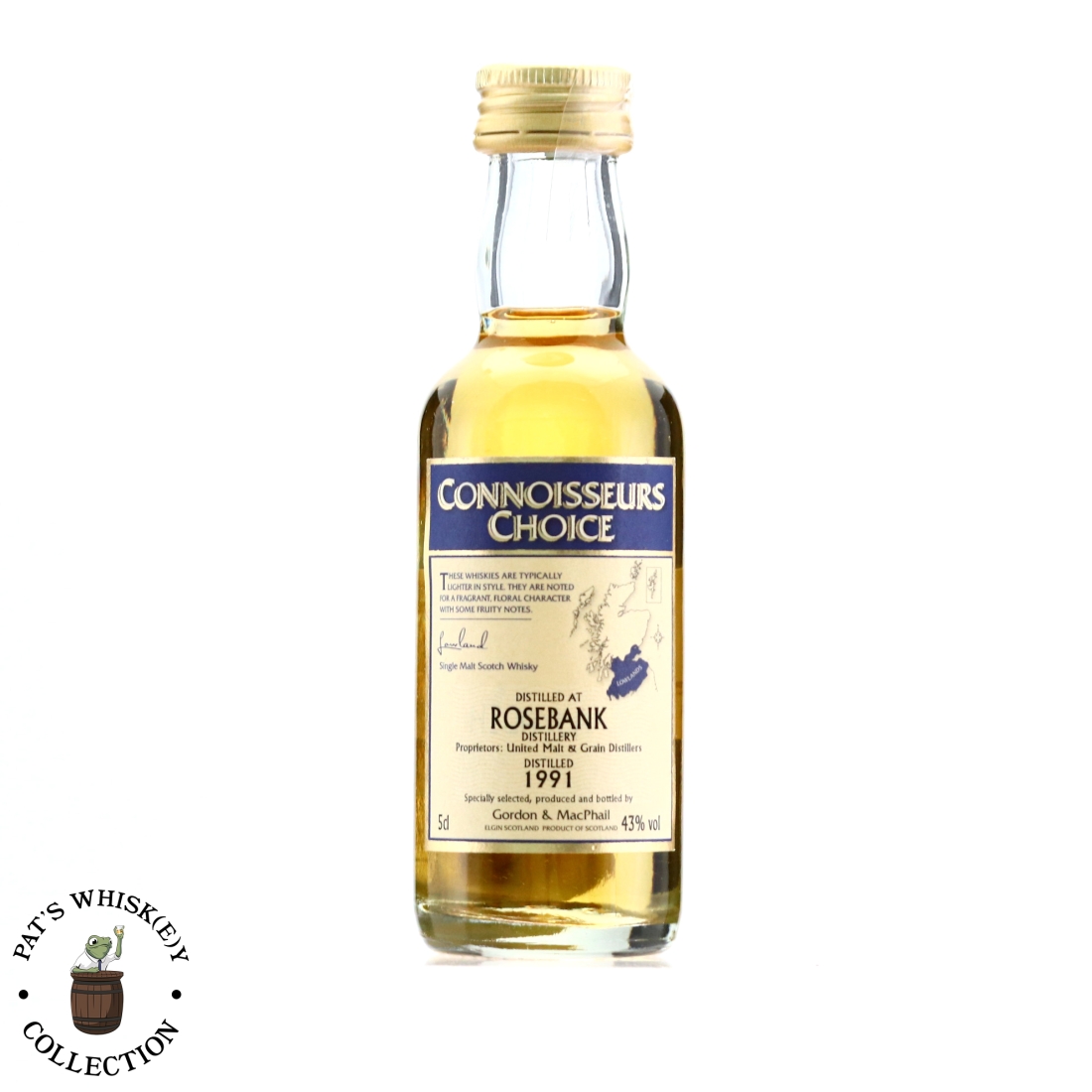 Rosebank 1991 Gordon and MacPhail Miniature
