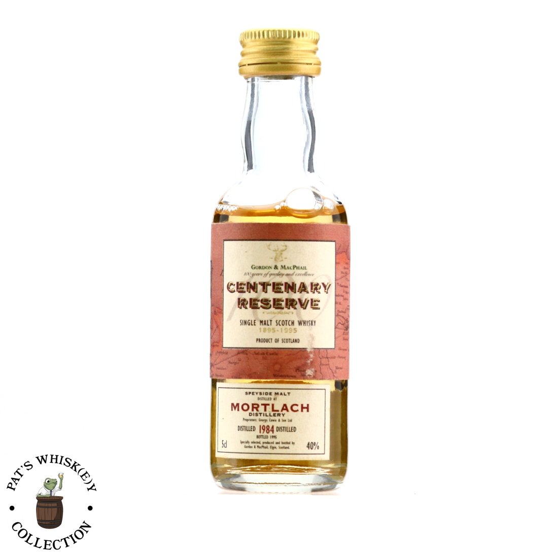 Mortlach 1984 Gordon and MacPhail Centenary Reserve Miniature
