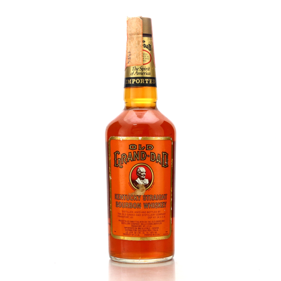 Old Grand-Dad Kentucky Straight Bourbon 1984