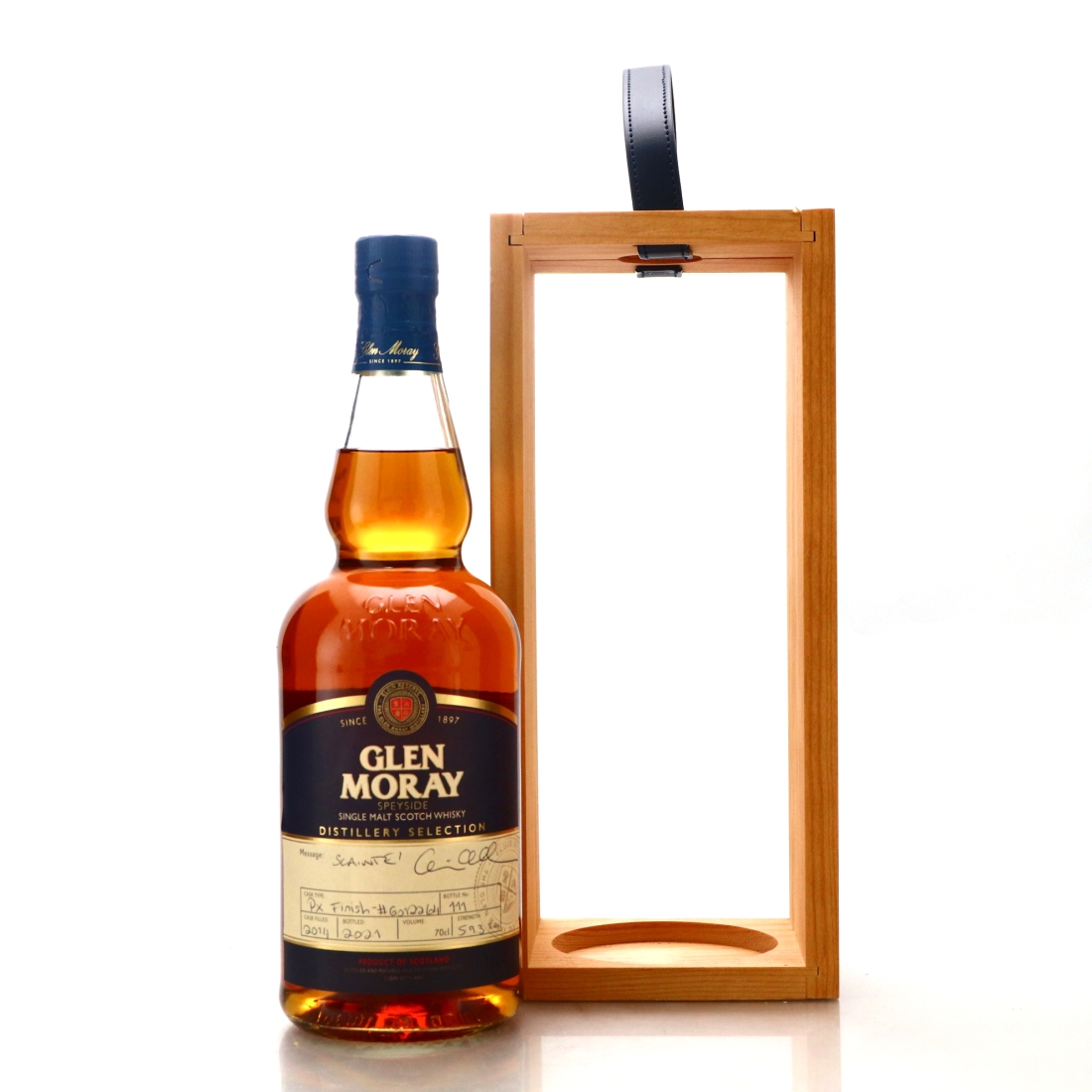 Glen Moray 2014 Hand Filled Cask #6012264 / PX Finish