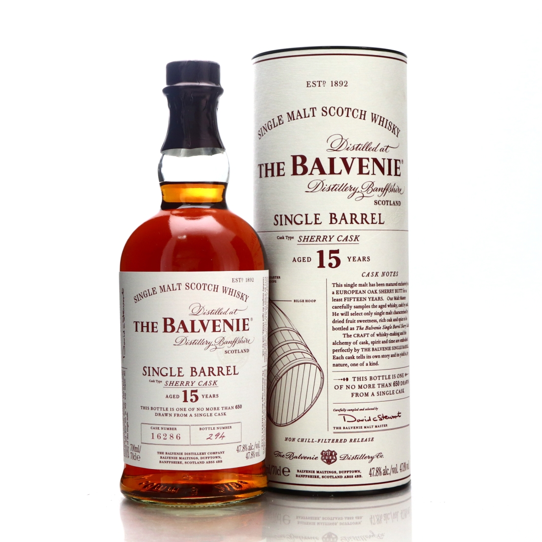 Balvenie 15 Year Old Sherry Cask Single Barrel #16286