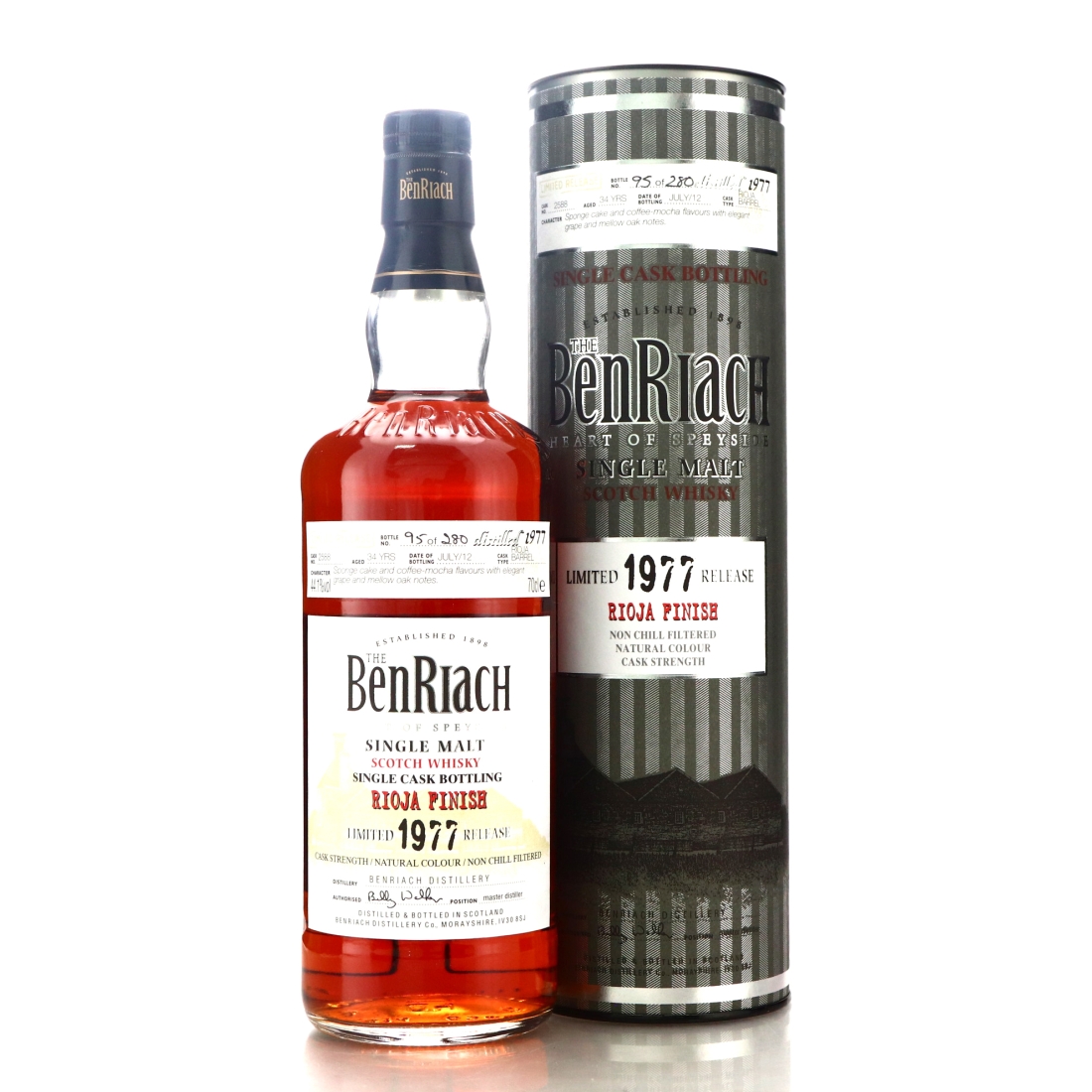 Benriach 1977 Single Rioja Cask Finish 34 Year Old #2588