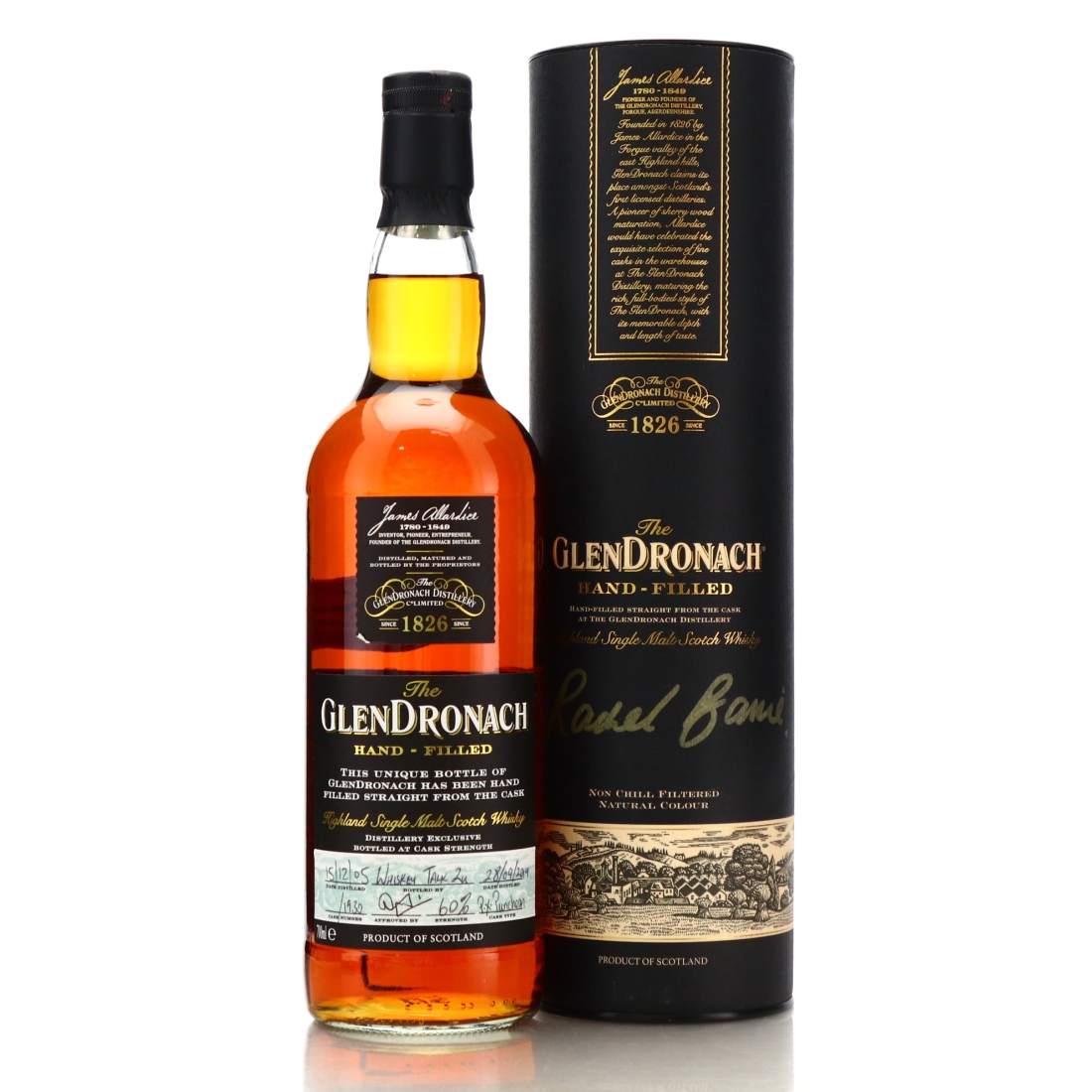Glendronach 2005 Hand Filled Cask #1930 - Signed by Rachel Barrie