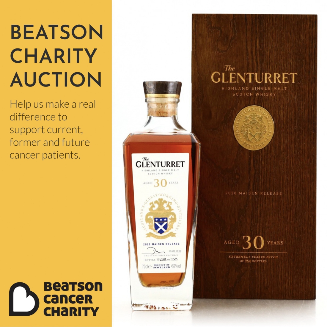 Glenturret 30 Year Old 2020 Maiden Release / Charity Lot