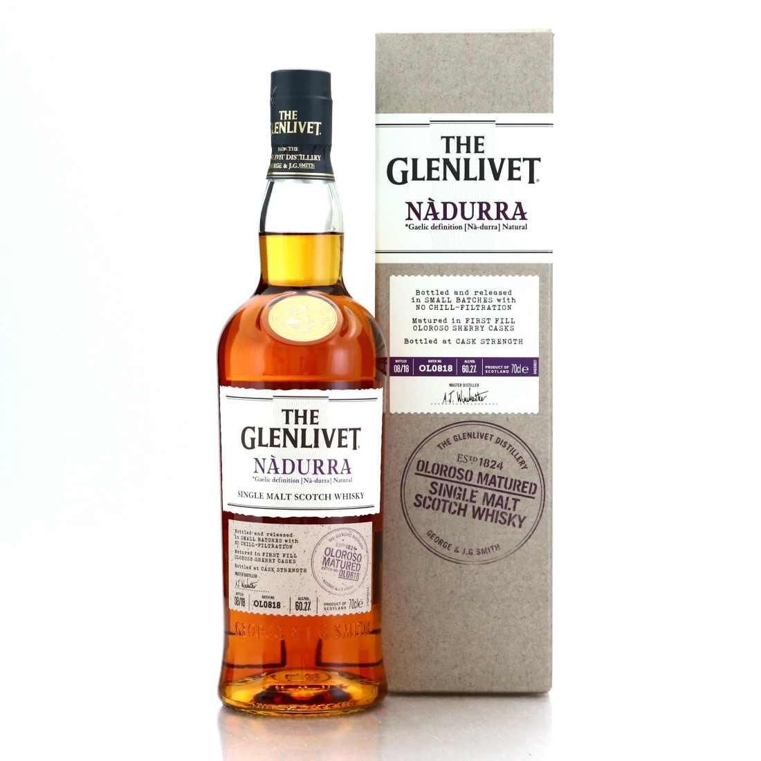 Glenlivet Nadurra Oloroso Matured Batch #OL0818