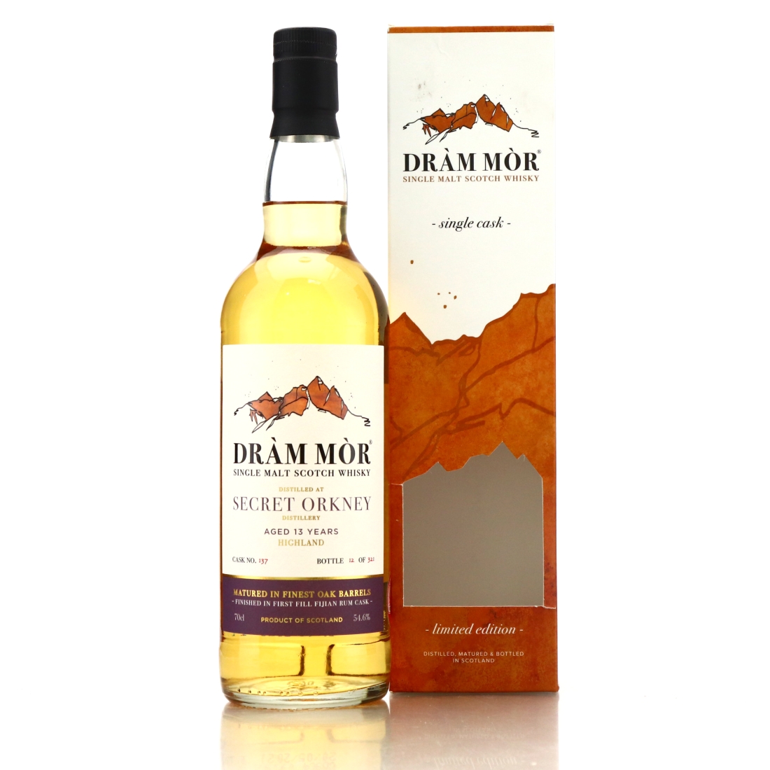 Orkney Single Malt 13 Year Old Dràm Mòr