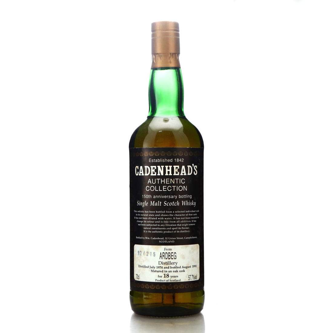 Ardbeg 1974 Cadenhead's 18 Year Old / 150th Anniversary
