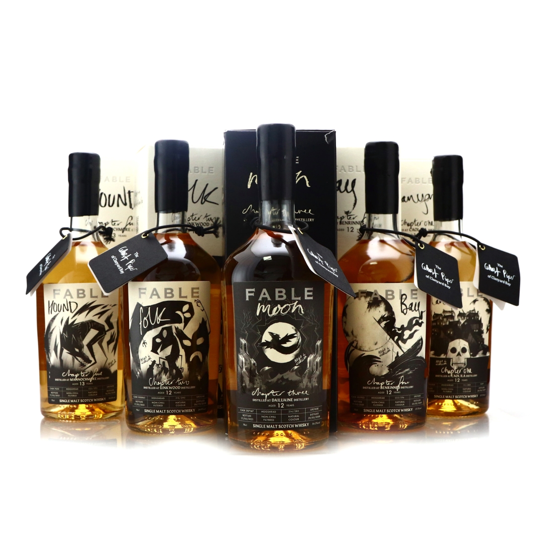 Fable Whisky Chapters One to Five 5 x 70cl