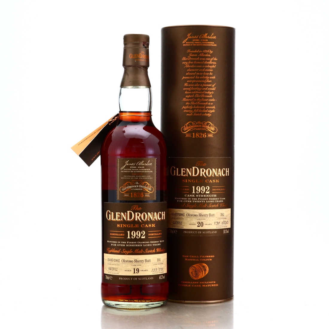 Glendronach 1996 Single Oloroso Cask 19 Year Old #191