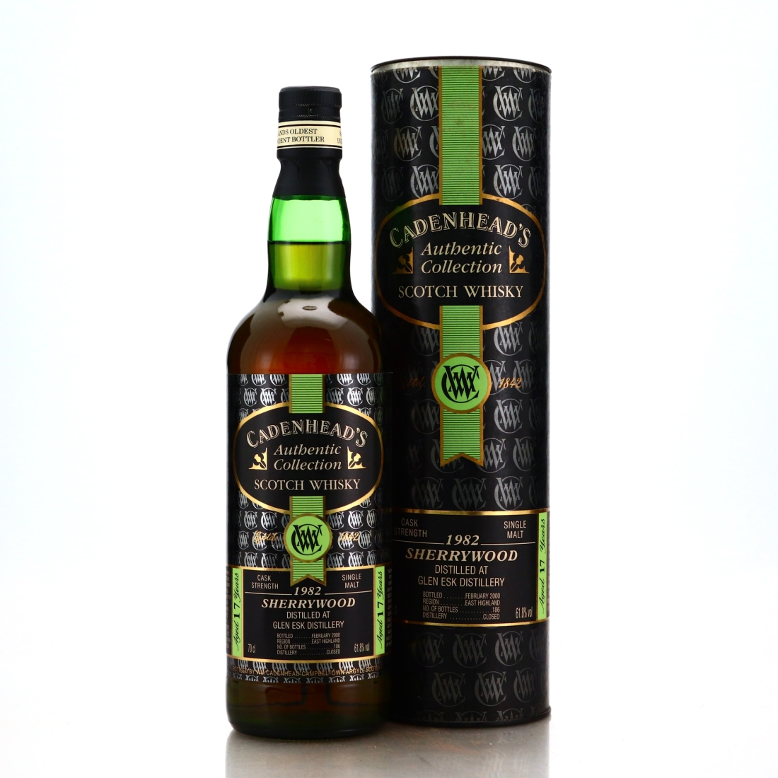 Glenesk 1982 Cadenhead's 17 Year Old Sherry Wood