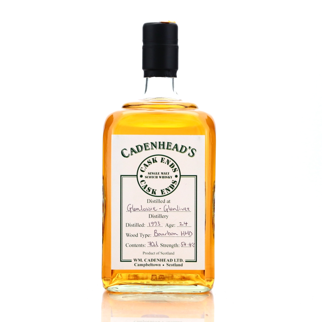 Glenlossie 1993 Cadenhead's 24 Year Old Cask Ends