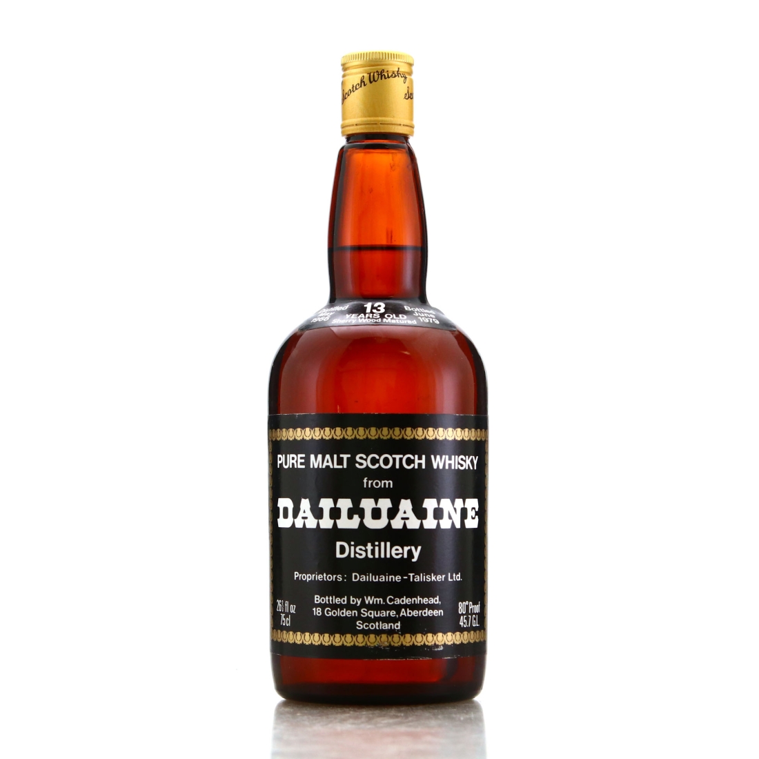 Dailuaine 1966 Cadenhead's 13 Year Old Sherry Wood