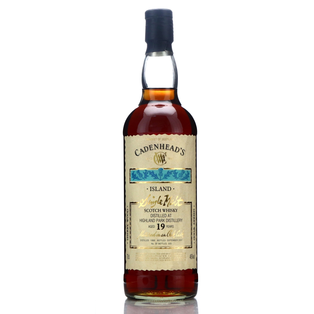 Highland Park 1988 Cadenhead's 19 Year Old Sherry Wood