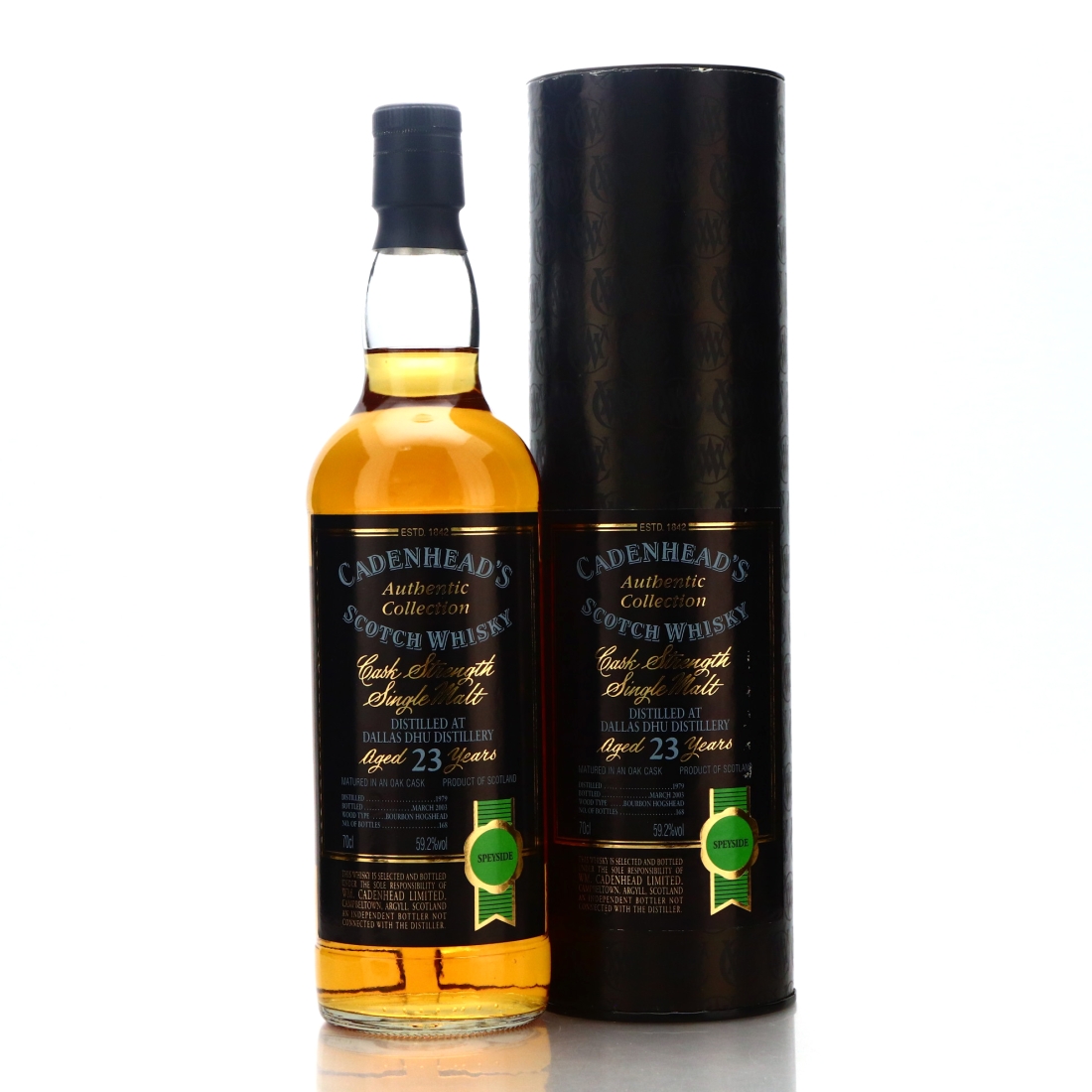 Dallas Dhu 1979 Cadenhead's 23 Year Old